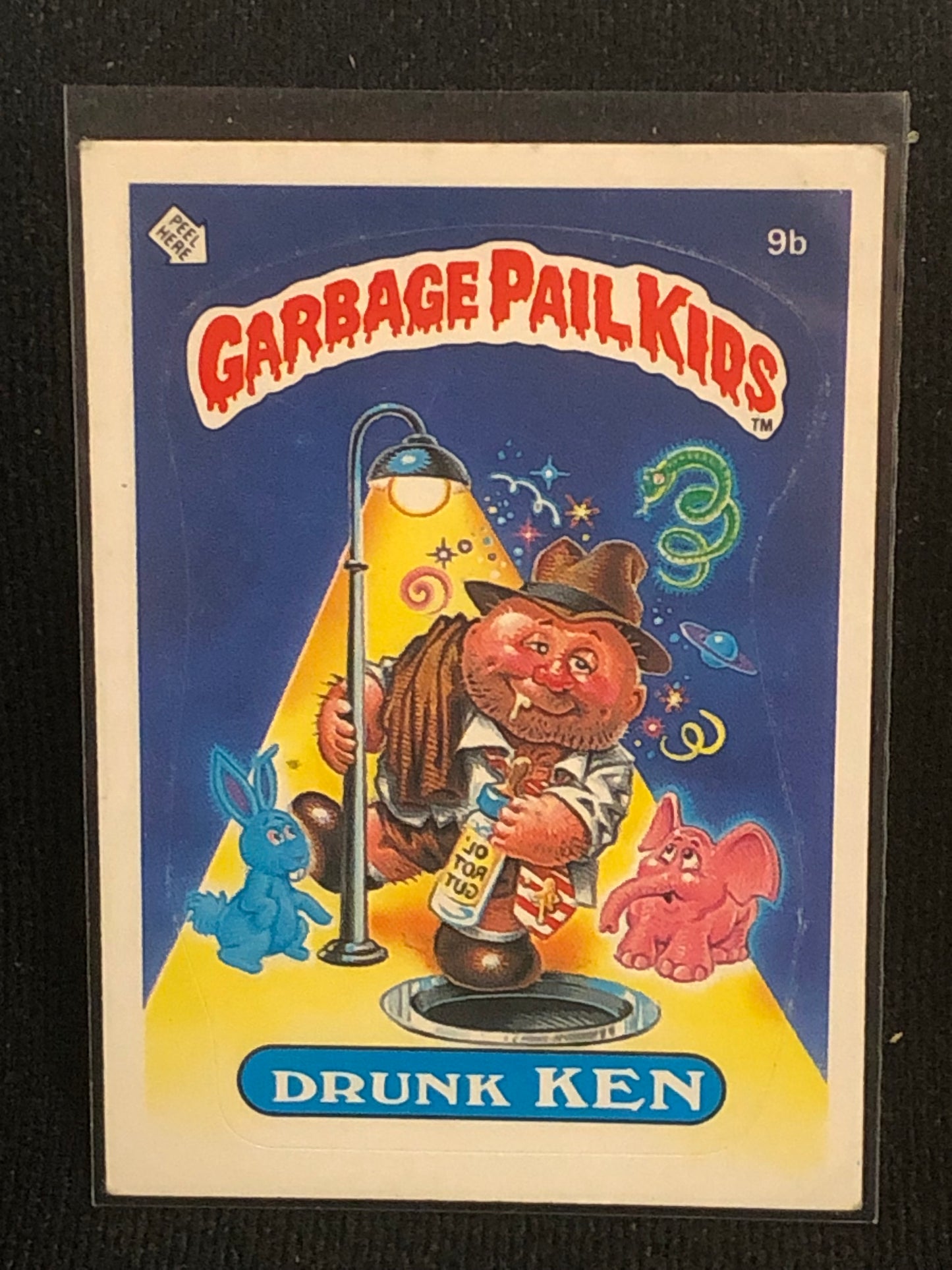 Garbage Pail Kids Original Series 1 (os1) 9b Drunk Ken