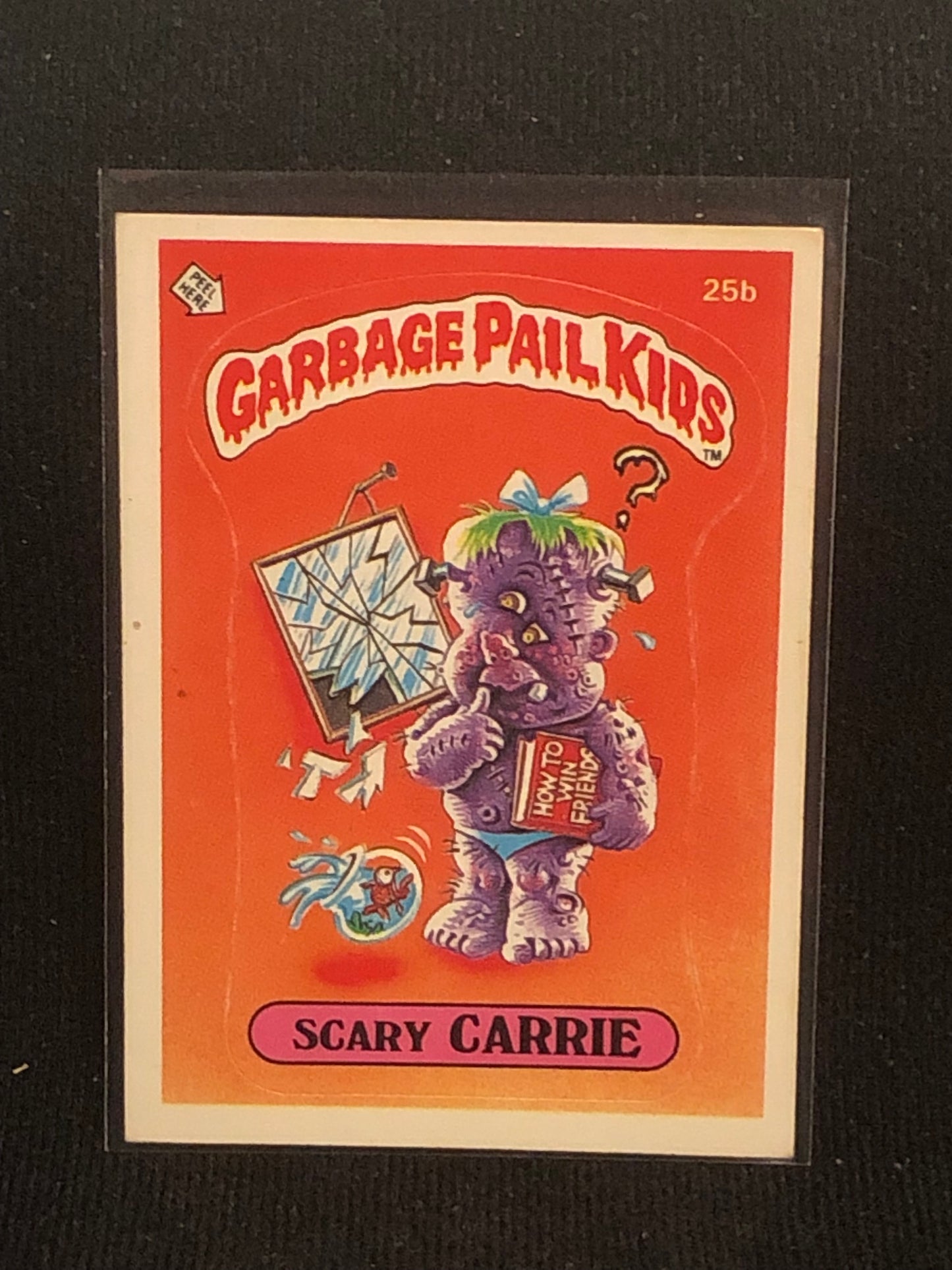 Garbage Pail Kids Original Series 1 (os1) 25b Scary Carrie