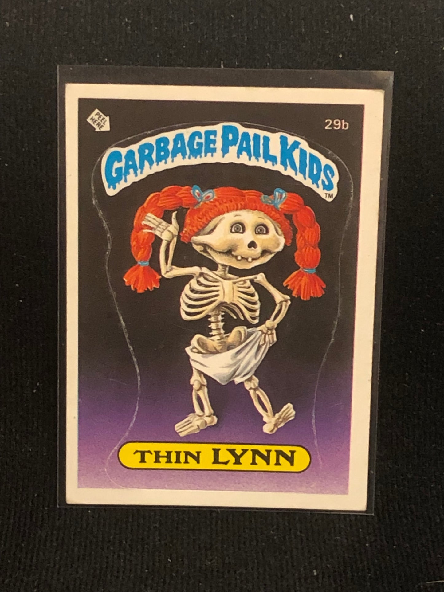 Garbage Pail Kids Original Series 1 (os1) 29b Thin Lynn