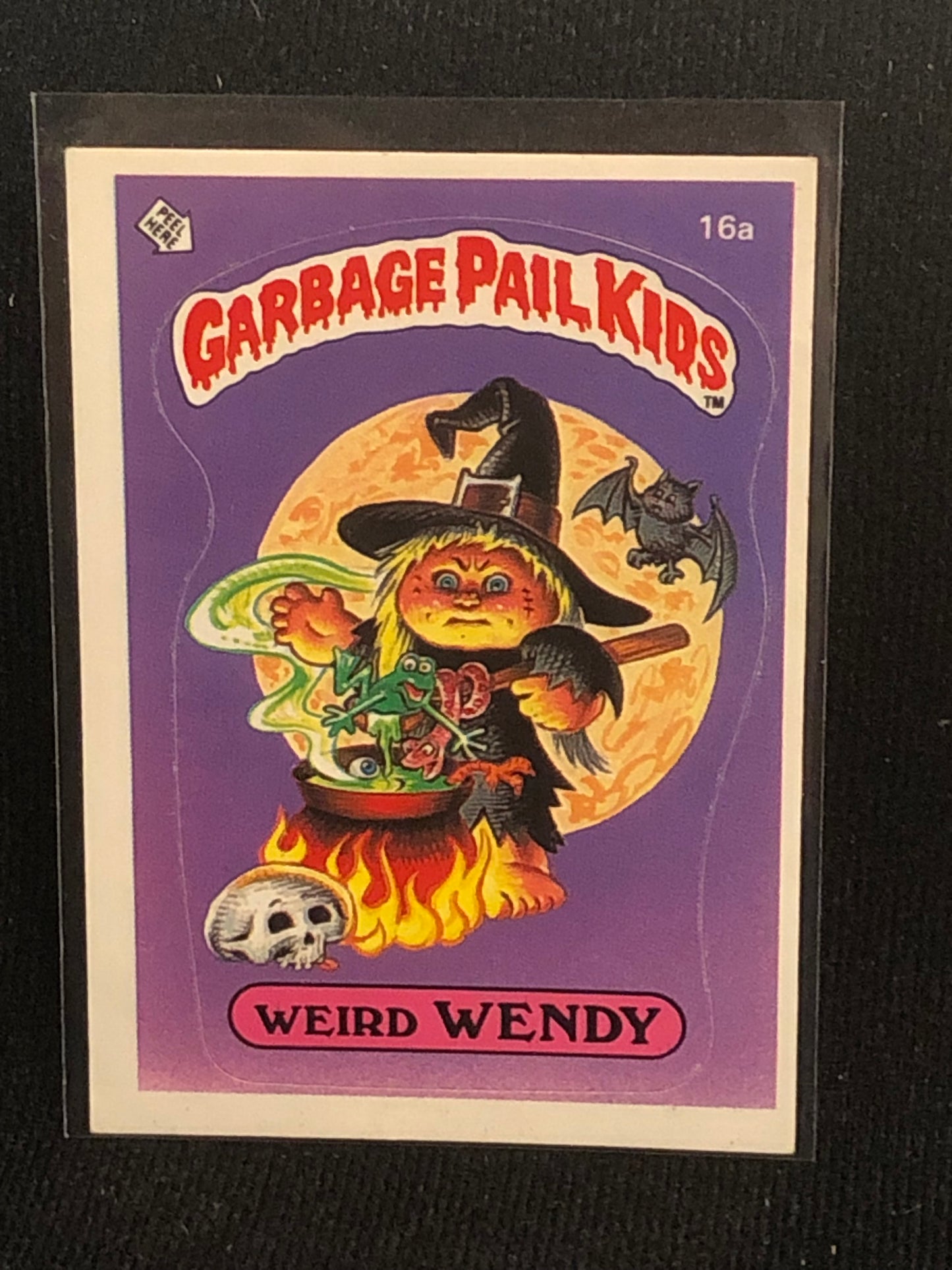 Garbage Pail Kids Original Series 1 (os1) 16a Weird Wendy