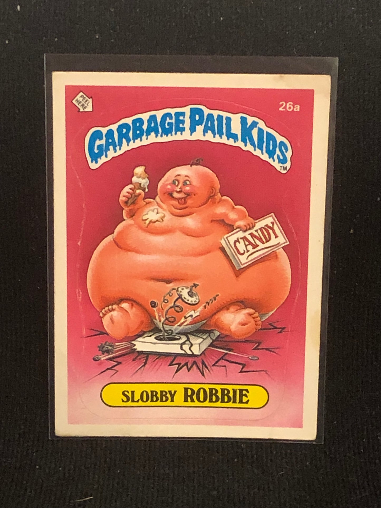 Garbage Pail Kids Original Series 1 (os1) 26a Slobby Robbie