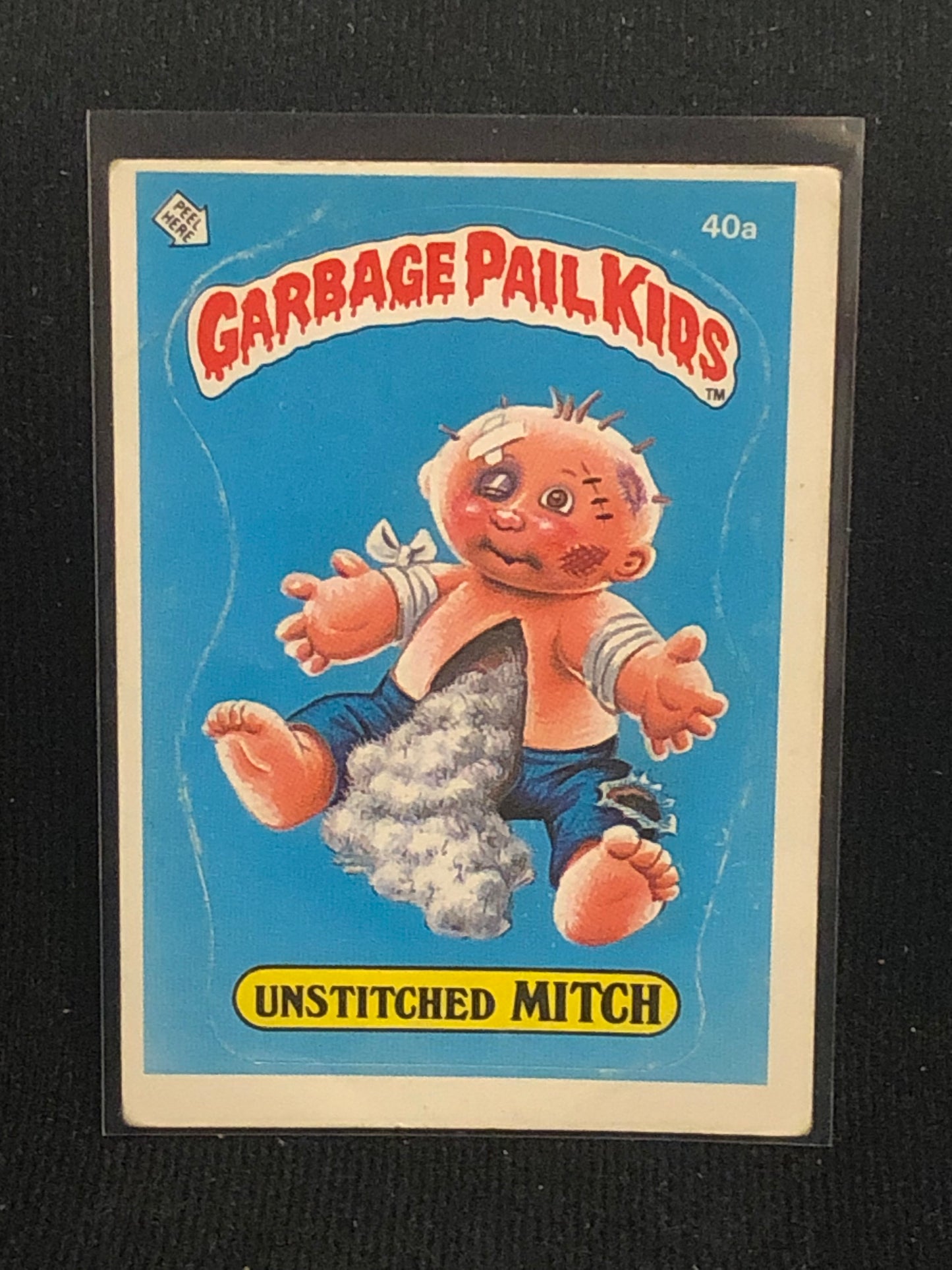 Garbage Pail Kids Original Series 1 (os1) 40a Unstitched Mitch