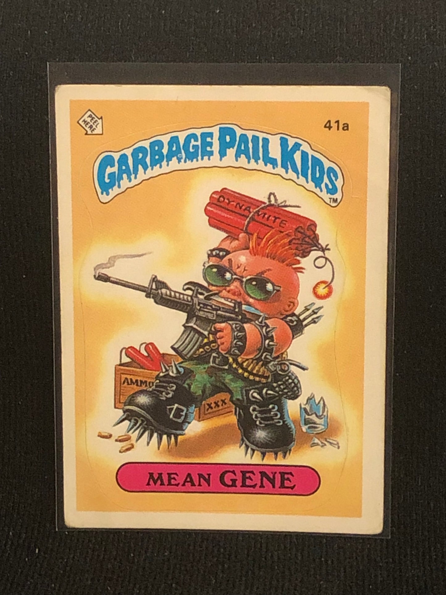 Garbage Pail Kids Original Series 1 (os1) 41a Mean Gene