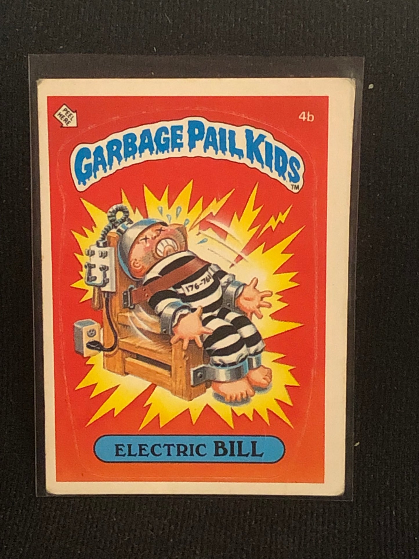 Garbage Pail Kids Original Series 1 (os1) 4b Electric Bill