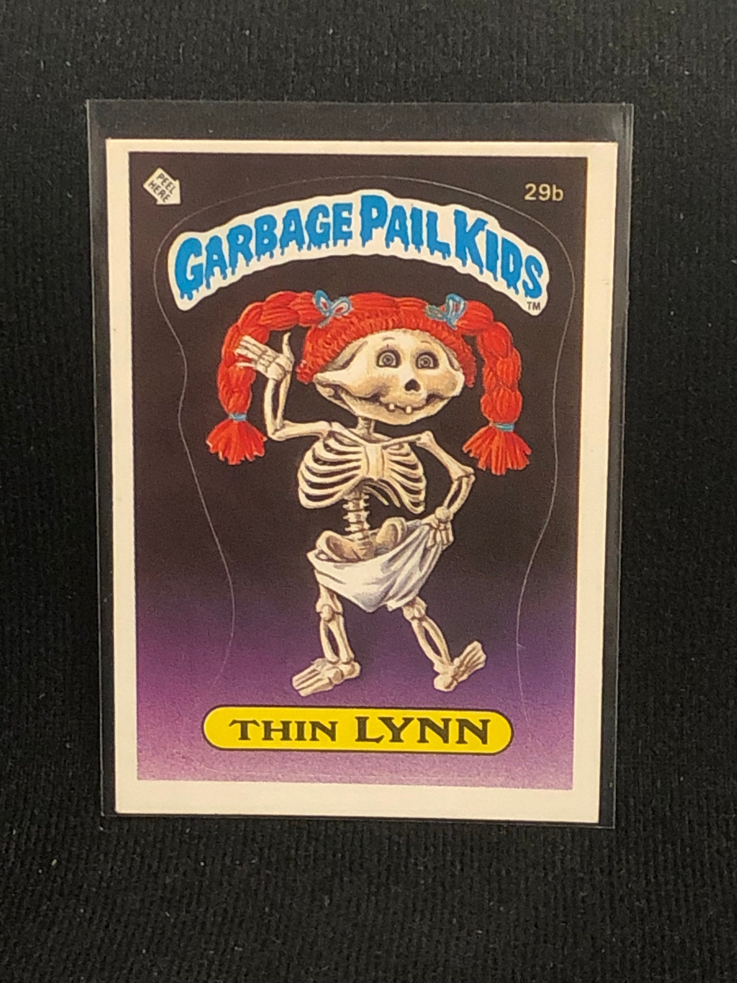 Garbage Pail Kids Original Series 1 (os1) 29b Thin Lynn