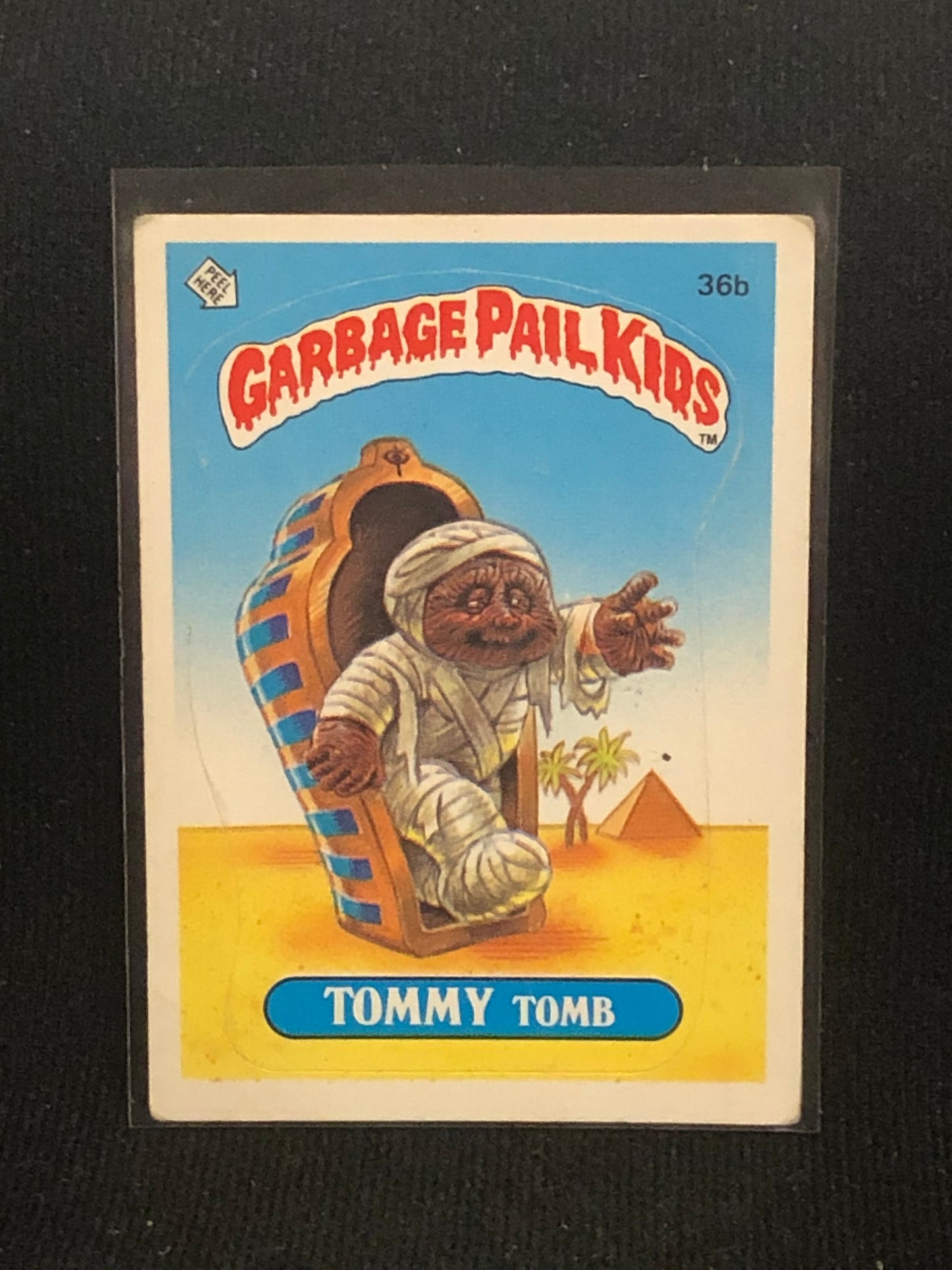 Garbage Pail Kids Original Series 1 (os1) 36b Tommy Tomb