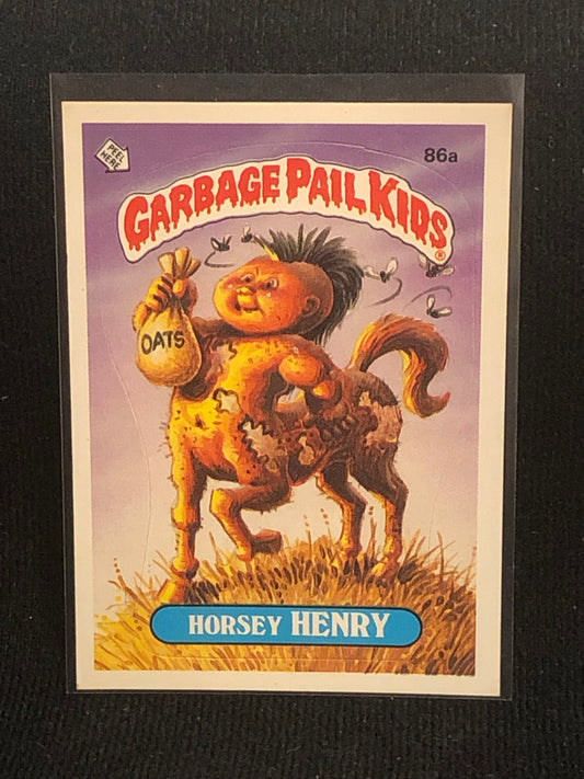 Garbage Pail Kids Original Series 3 (os3) 86a Horsey Henry